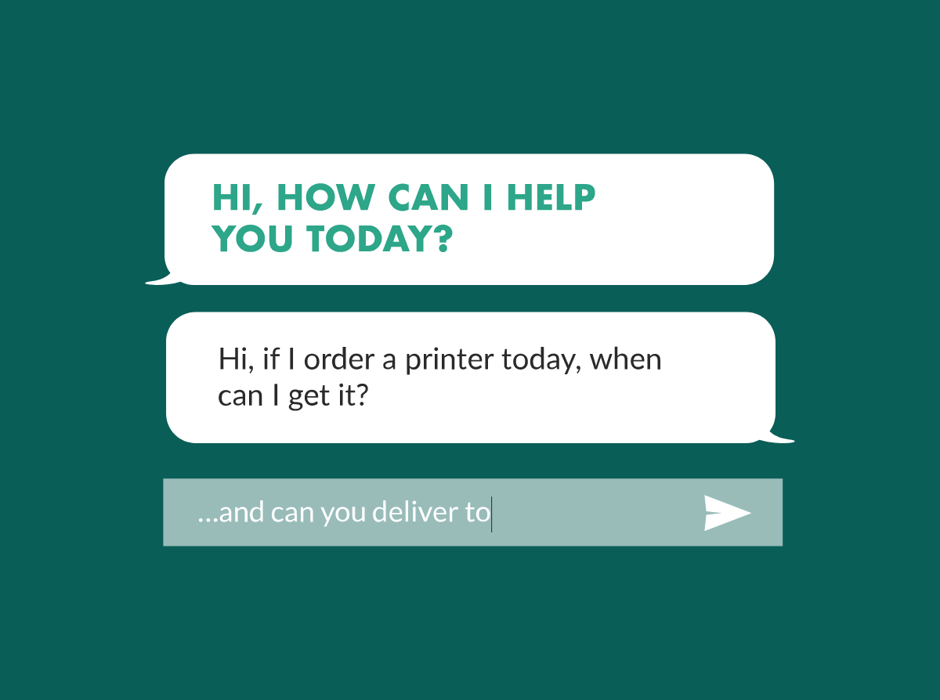 Illustration of chat speech bubbles