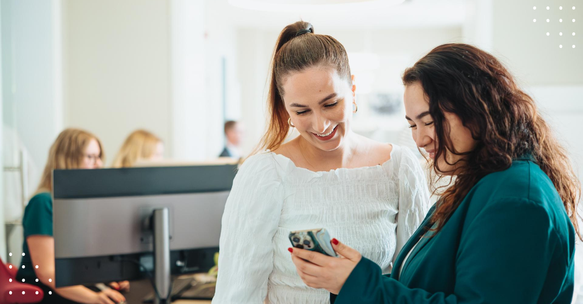 Two women in the office